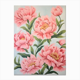 Pink Peonies 2 Canvas Print