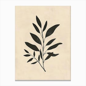 Leaf Illus Canvas Print