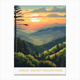 Great Smoky Mountains Canvas Print