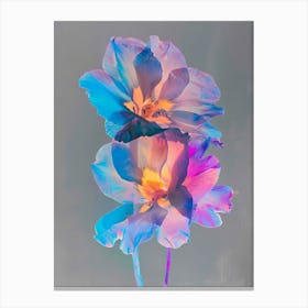 Iridescent Flower Forget Me Not 2 Canvas Print
