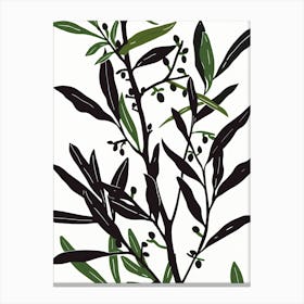 Green Leaves Canvas Print