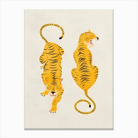 Two Tigers Canvas Print