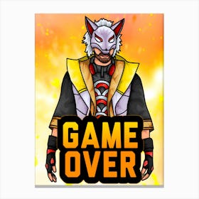 Game Over Canvas Print