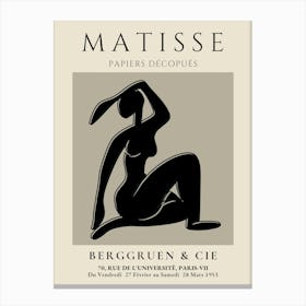 Matisse Papers De Découpes Canvas Print