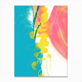 Summer Vibes Abstract 4 Canvas Print