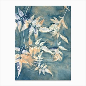 Botany Blue 4 Canvas Print