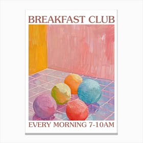 Breakfast Club Energy Balls 1 Canvas Print