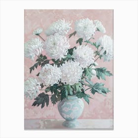 A World Of Flowers Chrysanthemum 4 Painting Canvas Print