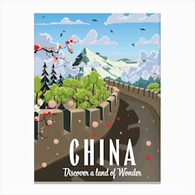 China Discover A Land Of Wonder Canvas Print