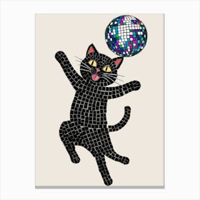 Disco Cat 1 Canvas Print