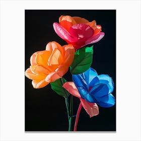 Bright Inflatable Flowers Camellia 1 Canvas Print