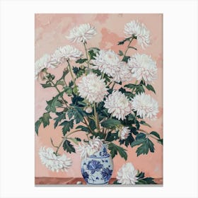 A World Of Flowers Chrysanthemum 1 Painting Canvas Print