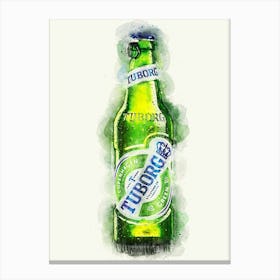 Tuborg Deluxe Dark Export Canvas Print