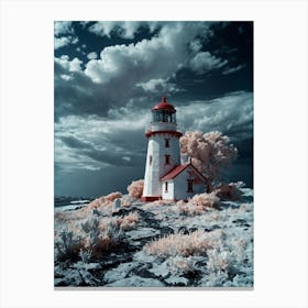 Infrared Lighthouse Canvas Print