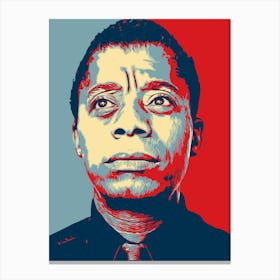 Abstract James Baldwin Lienzo