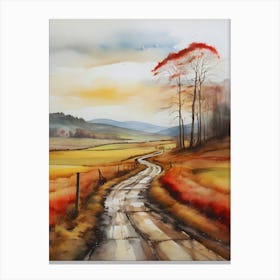 Road To Scotland.1 Canvas Print