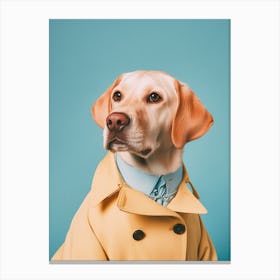 A Labrador Retriever Dog 1 Canvas Print