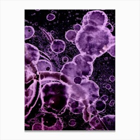 Alcohol Ink Purple Canvas Print