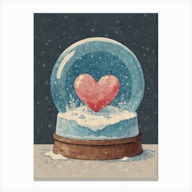 Snow Globe 5 Canvas Print