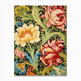 William Morris Floral Wallpaper Canvas Print