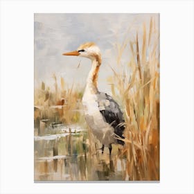 Bird Painting Cormorant 2 Canvas Print