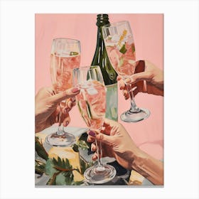 Glass Of Champagne Canvas Print