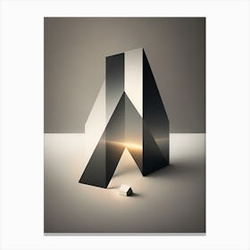 Abstract Image Of A Building Canvas Print