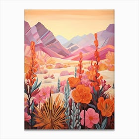 Cactus And Desert Painting 12 Canvas Print