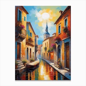 Canals Of Venice 3 Canvas Print