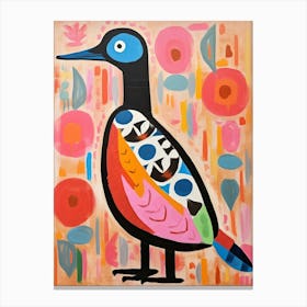 Pink Scandi Canvasback Canvas Print