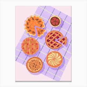 All the Pies Canvas Print