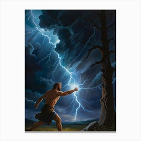 Lightning Strike Canvas Print