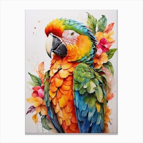 Colorful Parrot Canvas Print