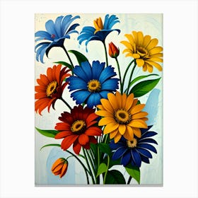 Flowers art Canvas Print
