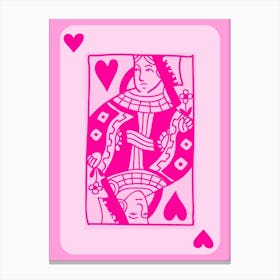 Queen Of Hearts Canvas Print