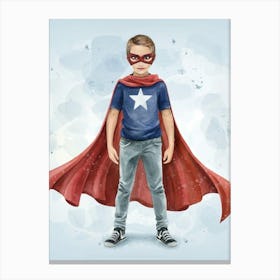 Super Star Hero Canvas Print