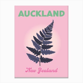 Aukland New Zealand Travel Print Canvas Print