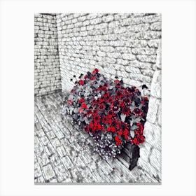 Pop of red Canvas Print