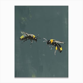 Cuckoo Bee Storybook Illustration 1 Canvas Print