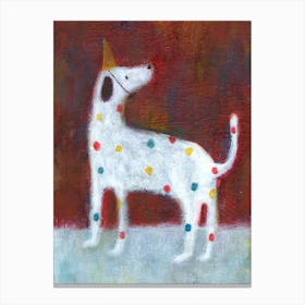 Party animal- Dog Canvas Print
