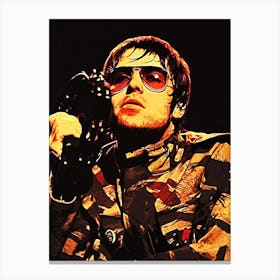 liam gallagher oasis britpop music band 7 Canvas Print