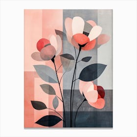 Pink Flowers Canvas Print Canvas Print