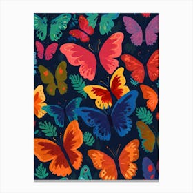 Colorful Butterflies Canvas Print