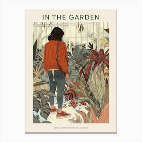 In The Garden Poster Lewis Ginter Botanical Garden Usa 3 Canvas Print