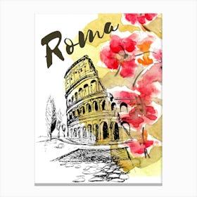 Roma Italy Canvas Print