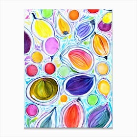 Acorn Squash Marker vegetable Canvas Print