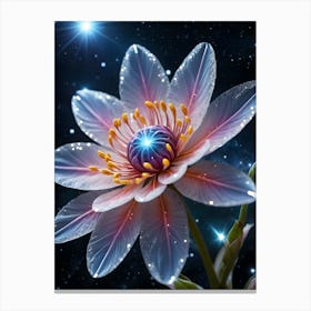 Starry Night Flower Canvas Print