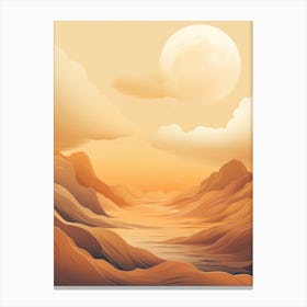 Desert Landscape 4 Canvas Print