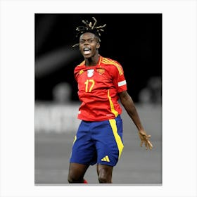 Nico Williams Spain 1 Canvas Print