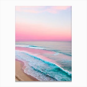 Boracay Beach, Philippines Pink Photography 1 Canvas Print